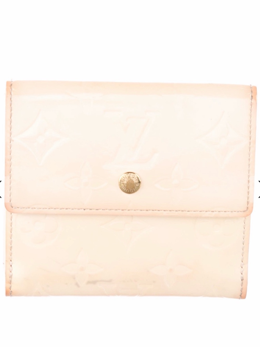 Louis Vuitton Pink Vernis Compact Wallet